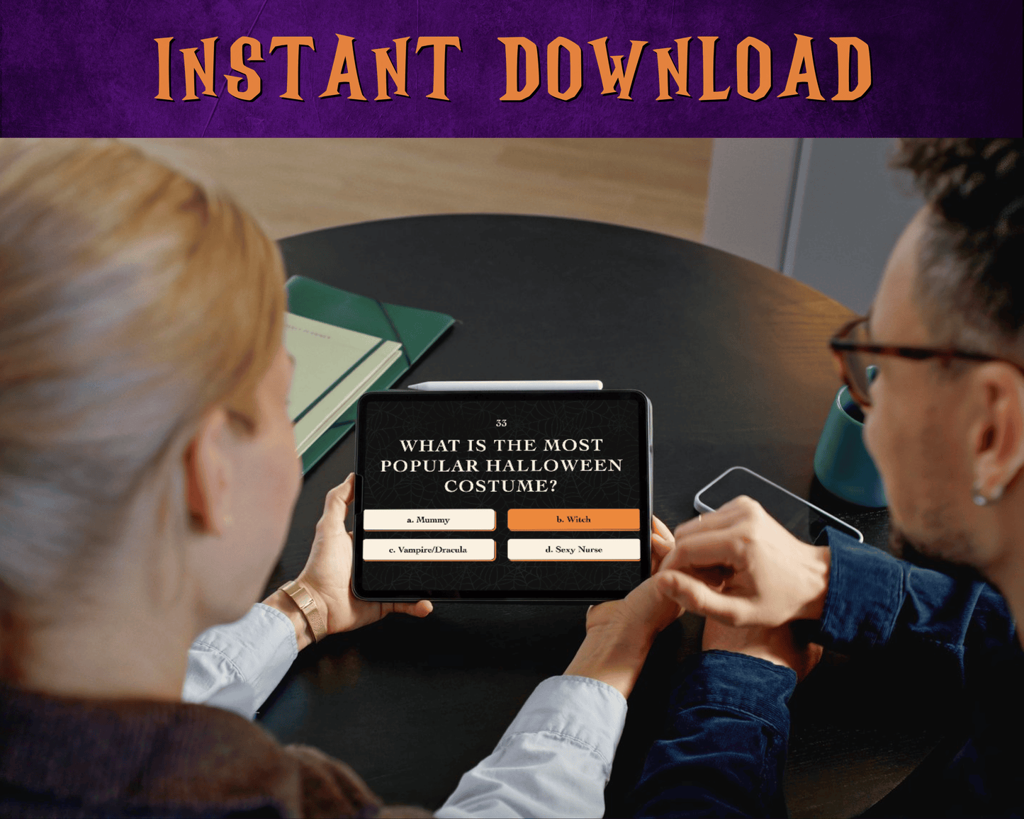 Halloween Trivia Digital Party Game