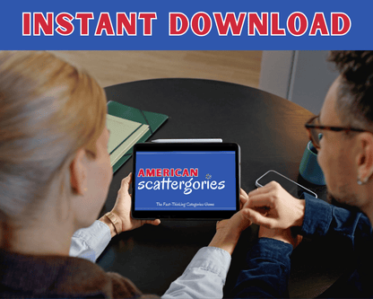 American Scattergories Digital Game