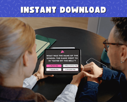 Totally 90's Digital Trivia Game