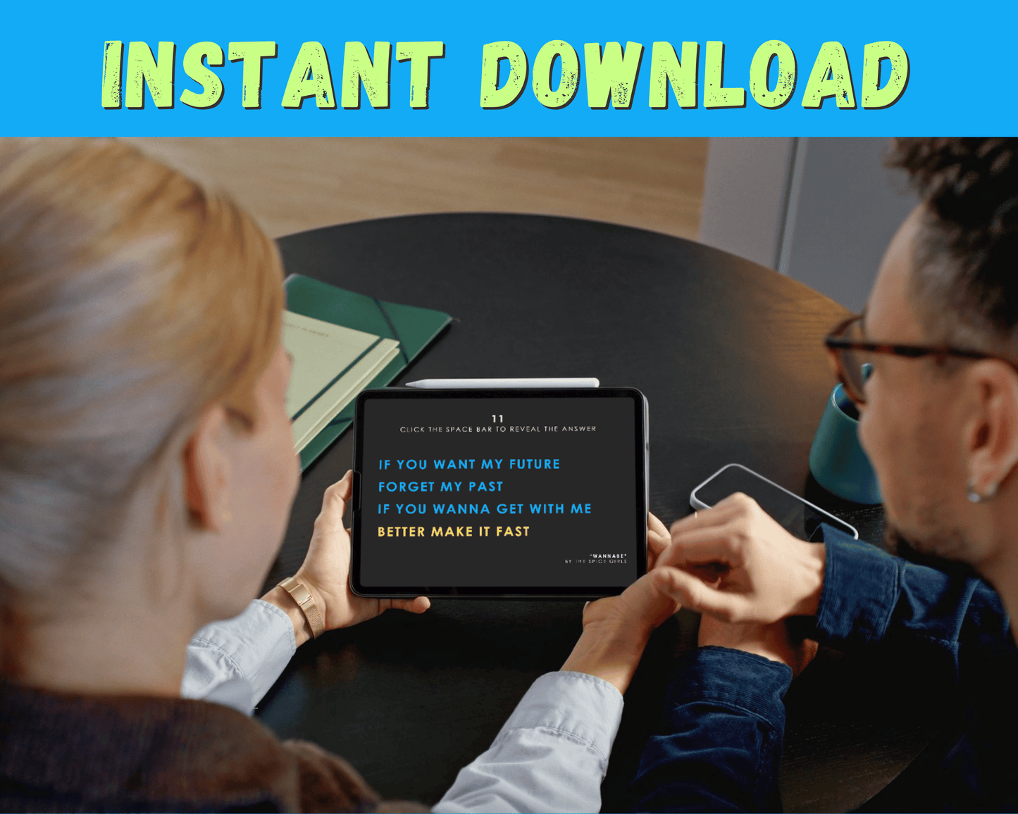 Finish the Lyrics Digital Trivia Game