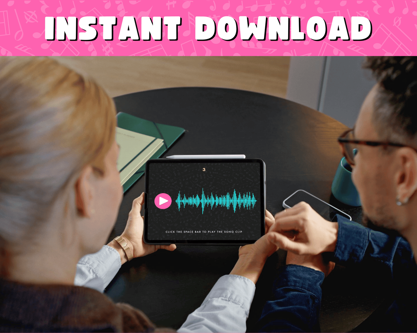 Name That 90's Tune Digital Trivia Game