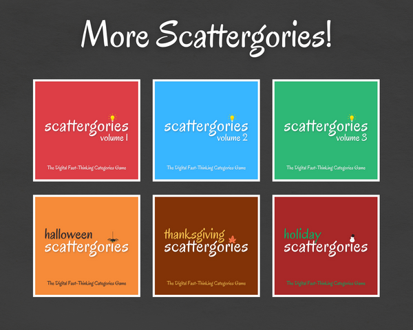 HANUKKAH SCATTERGORIES DIGITAL GAME