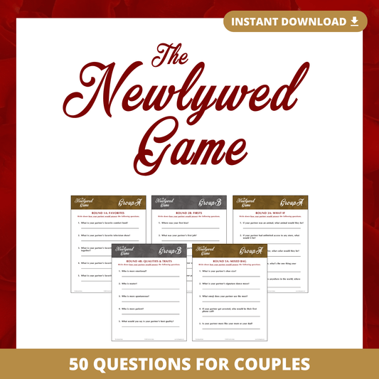 The Newlywed Printable Game