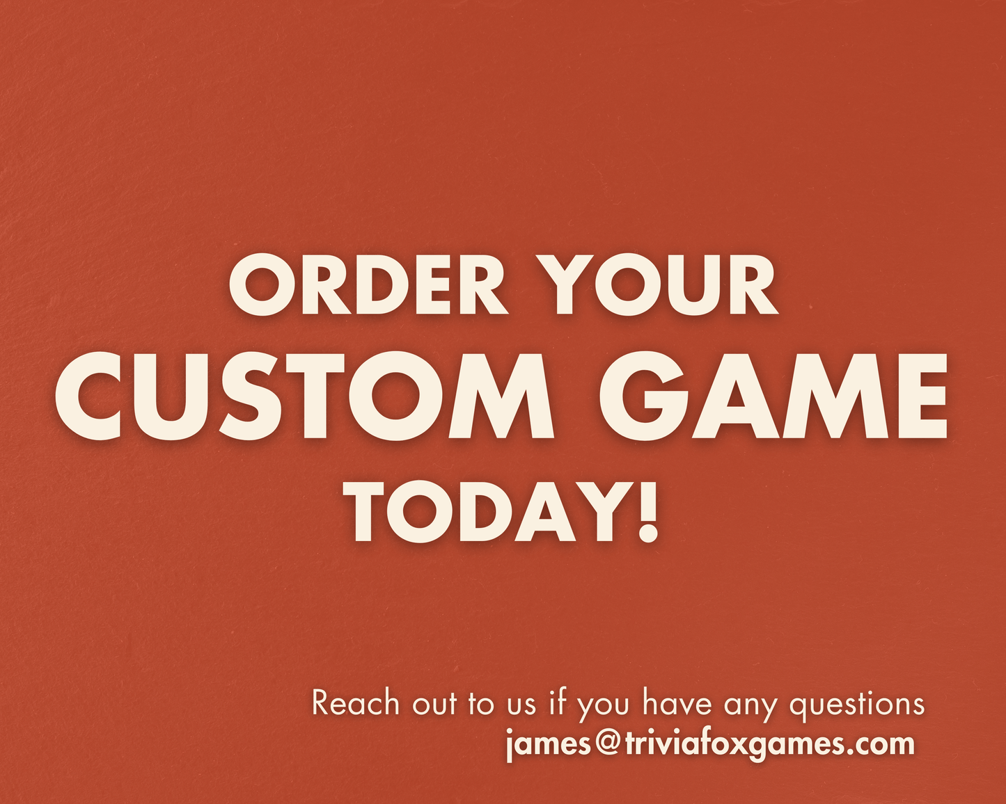 Custom Digital Trivia Game