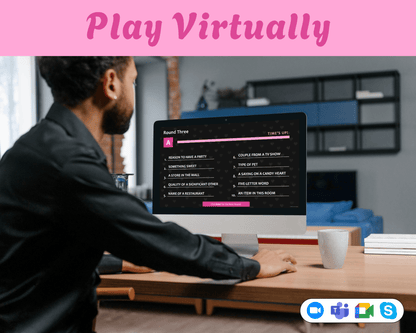 Valentine's Day Scattergories Digital Party Game