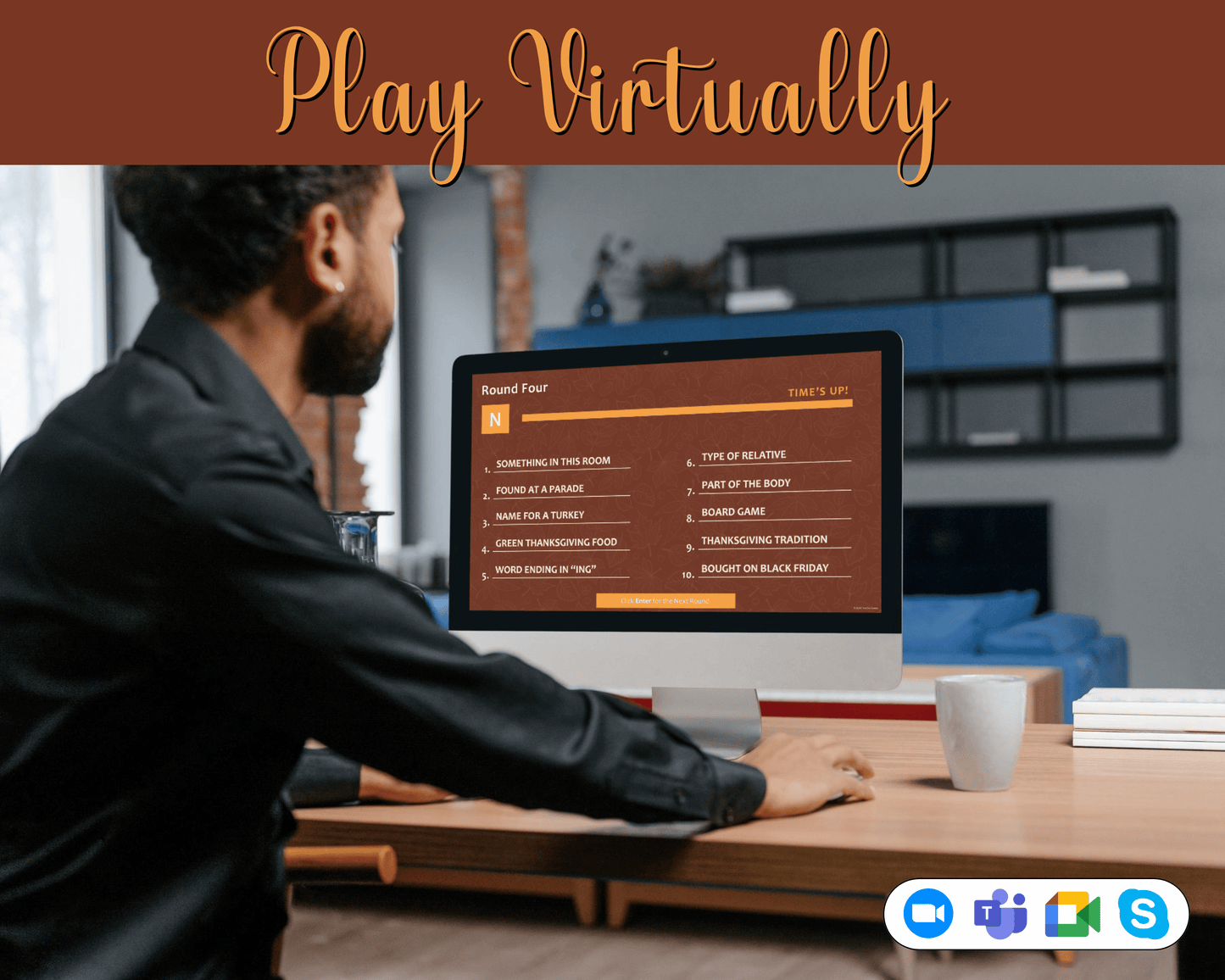 Thanksgiving Scattergories Digital Game