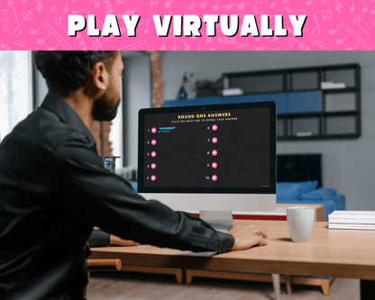Name That 90's Tune Digital Trivia Game