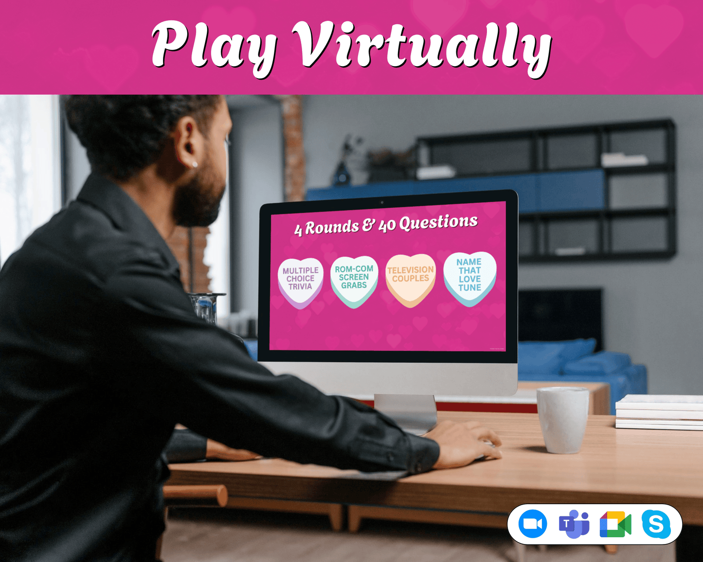 Valentine's Day Trivia Digital Party Game