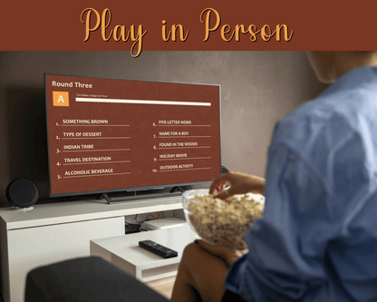 Thanksgiving Scattergories Digital Game