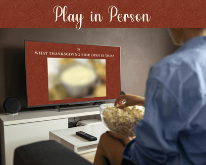 Thanksgiving Trivia Digital Party Game