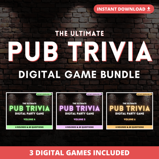 Pub Trivia Digital Game Bundle (Volumes 4-6)