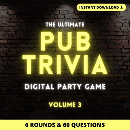 Pub Trivia Digital Party Game (Volume 3)