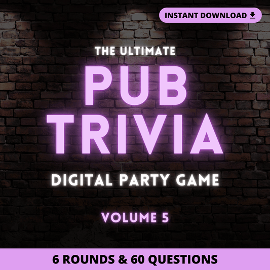 Pub Trivia Digital Party Game (Volume 5)