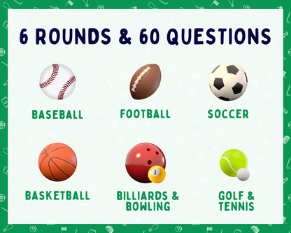 SPORTS TRIVIA Printable Game