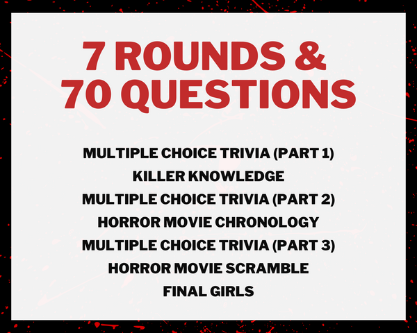 HORROR MOVIE TRIVIA PRINTABLE GAME