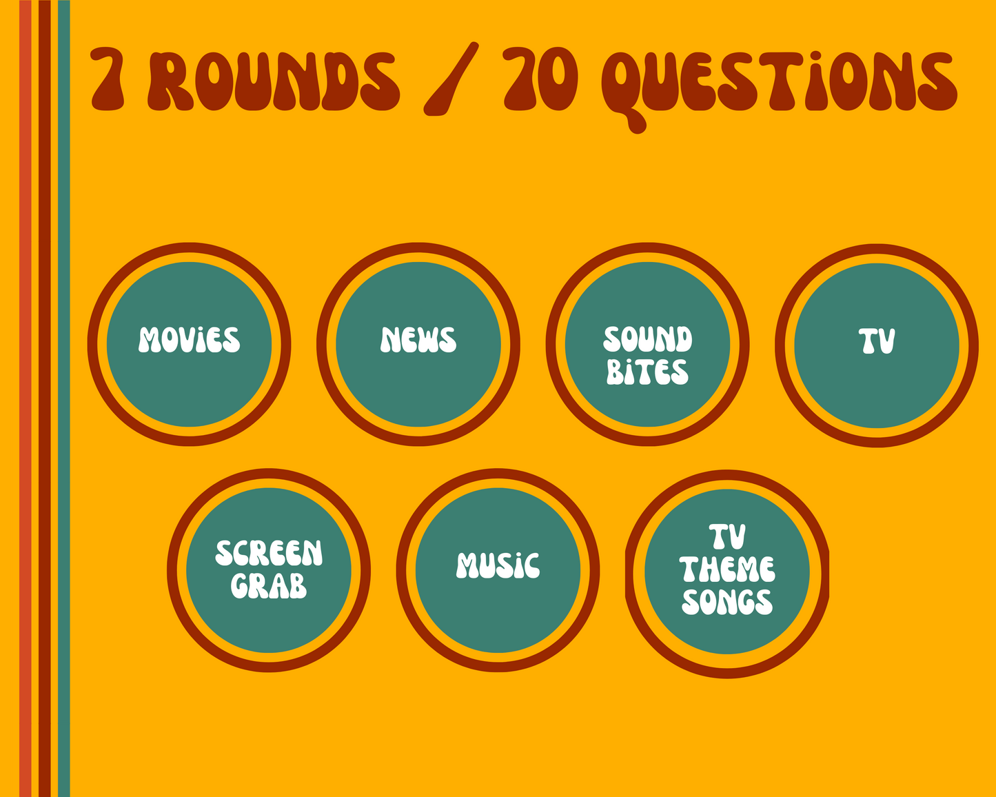 GROOVY 70'S DIGITAL TRIVIA GAME