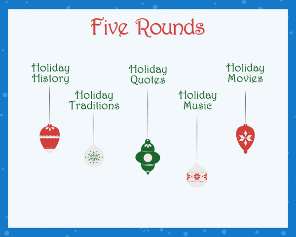 HOLIDAY TRIVIA PRINTABLE GAME