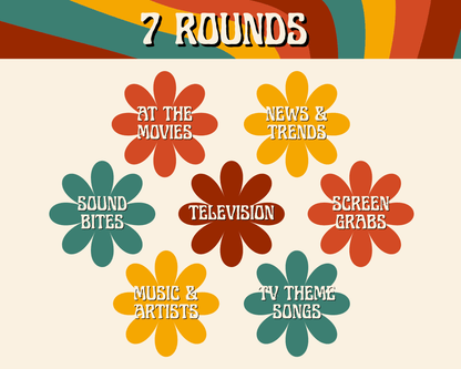 Groovy 70's Digital Trivia Game