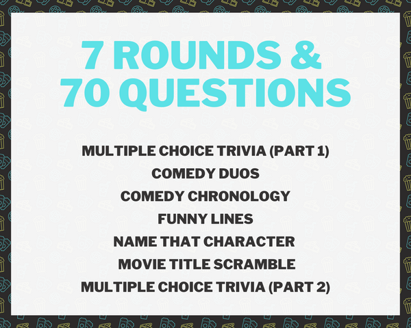 COMEDY MOVIE TRIVIA PRINTABLE GAME