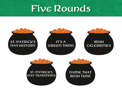 St. Patrick's Day Trivia Digital Game