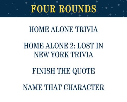 Home Alone Trivia Digital Party Game