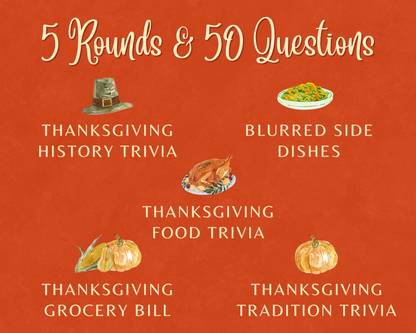 THANKSGIVING TRIVIA DIGITAL GAME