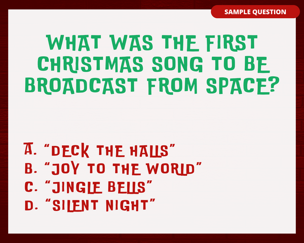 CHRISTMAS PUB TRIVIA PRINTABLE GAME