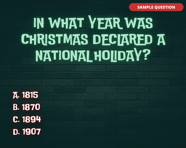 CHRISTMAS PUB TRIVIA DIGITAL GAME