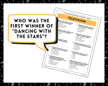 Pub Trivia Party Game Bundle (Volume 2)