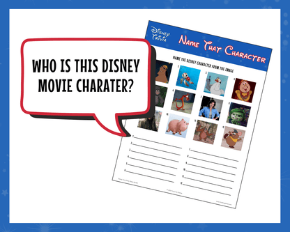 Disney Trivia Party Game Bundle
