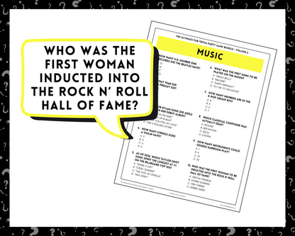 Pub Trivia Party Game Bundle (Volume 6)