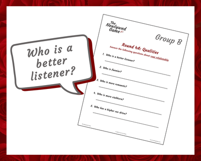 The Printable Newlywed Game