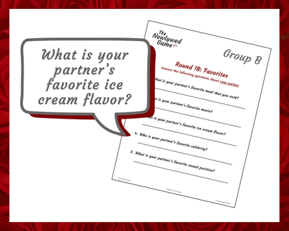 The Printable Newlywed Game