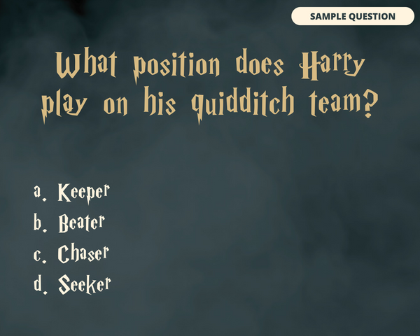 HARRY POTTER TRIVIA DIGITAL GAME