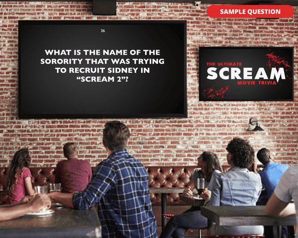 SCREAM MOVIE TRIVIA DIGITAL GAME