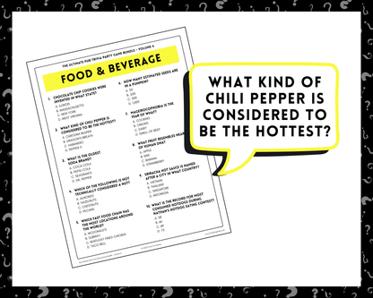 Pub Trivia Party Game Bundle (Volume 4)