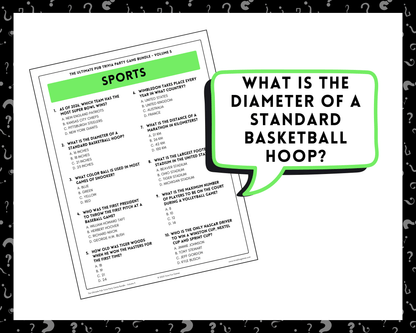 Pub Trivia Party Game Bundle (Volume 5)