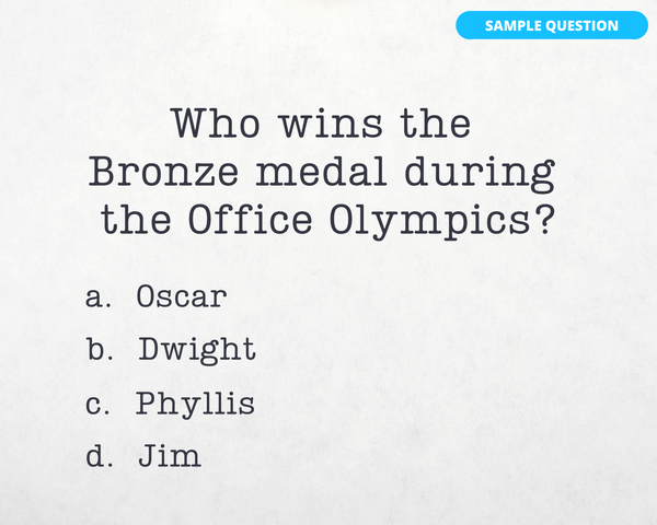 THE OFFICE DIGITAL TRIVIA GAME