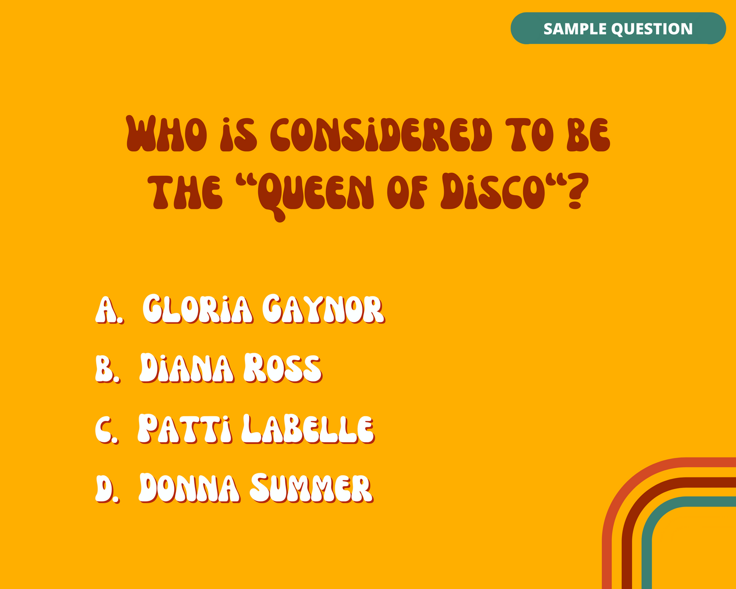 GROOVY 70'S DIGITAL TRIVIA GAME