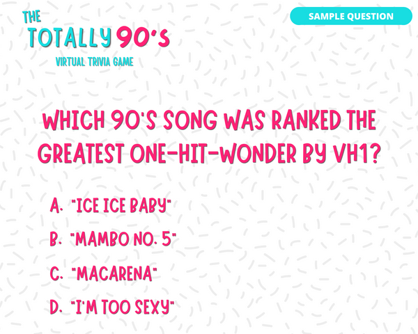 I LOVE THE 80'S & 90'S DIGITAL PARTY GAMES