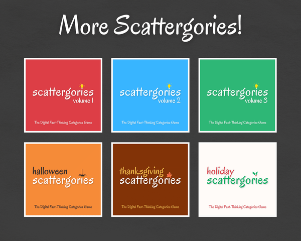 ST. PATRICK'S DAY SCATTERGORIES DIGITAL GAME