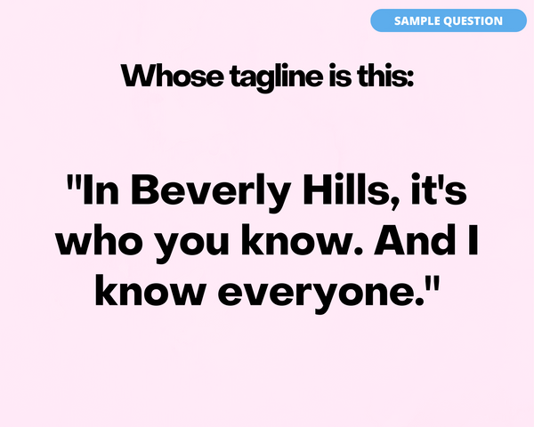 THE REAL HOUSEWIVES OF BEVERLY HILLS DIGITAL TRIVIA GAME