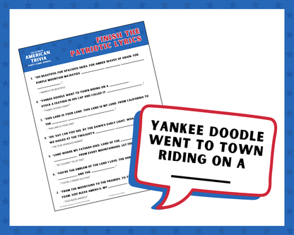 American Trivia Party Game Bundle
