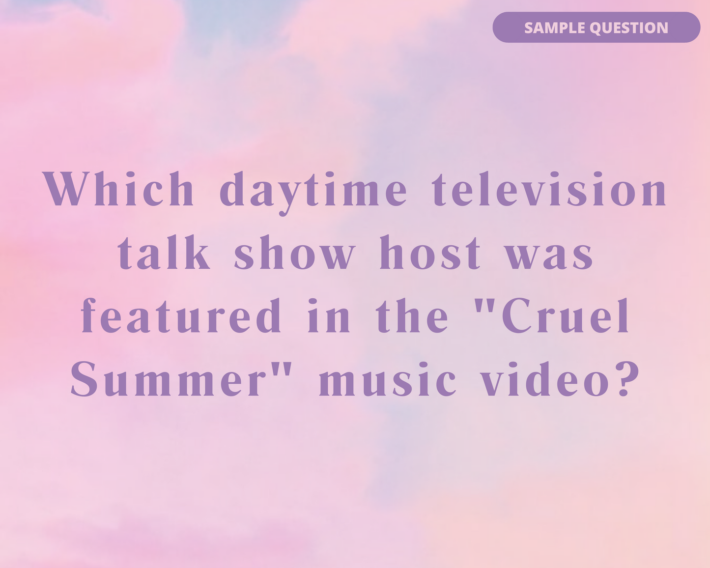 TAYLOR SWIFT ERAS TRIVIA DIGITAL GAME