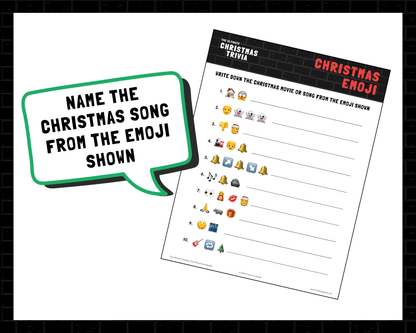 Christmas Trivia Printable Game Bundle