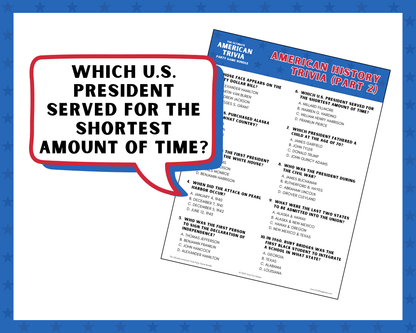 American Trivia Party Game Bundle