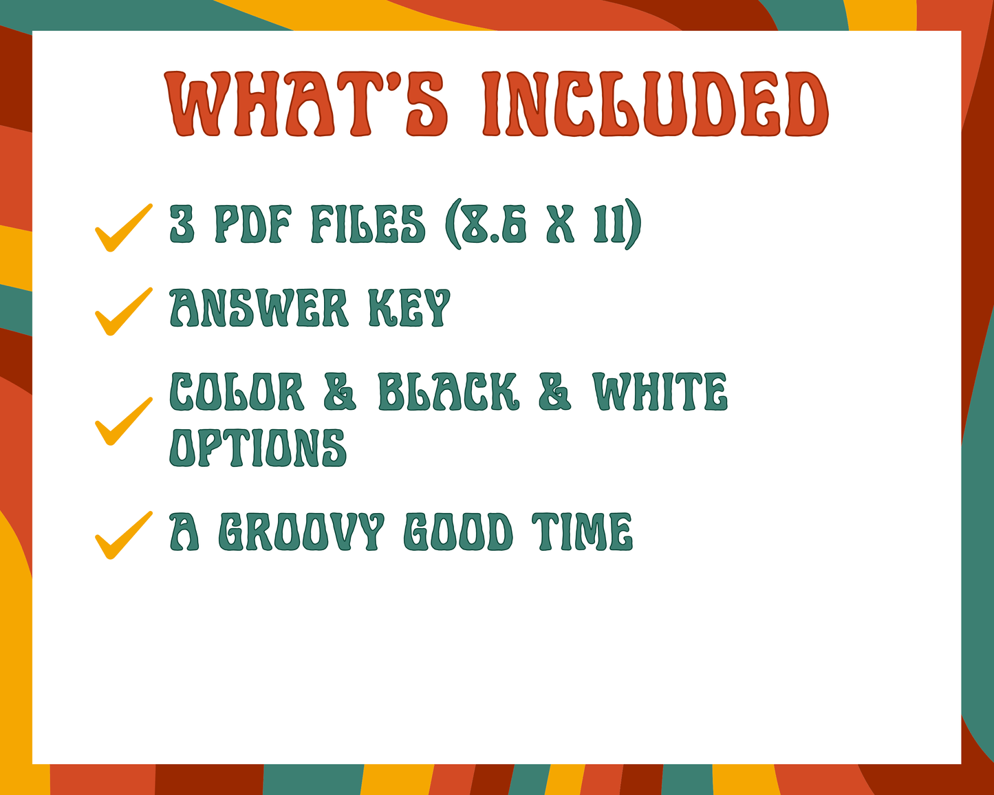 70's Trivia Party Game Bundle