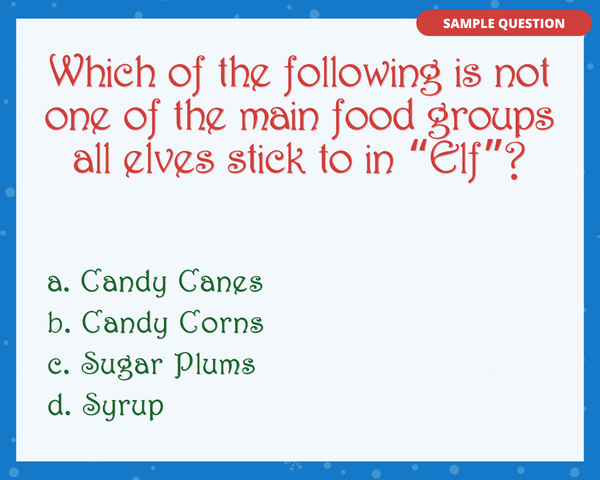 HOLIDAY TRIVIA PRINTABLE GAME