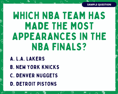 SPORTS TRIVIA Printable Game