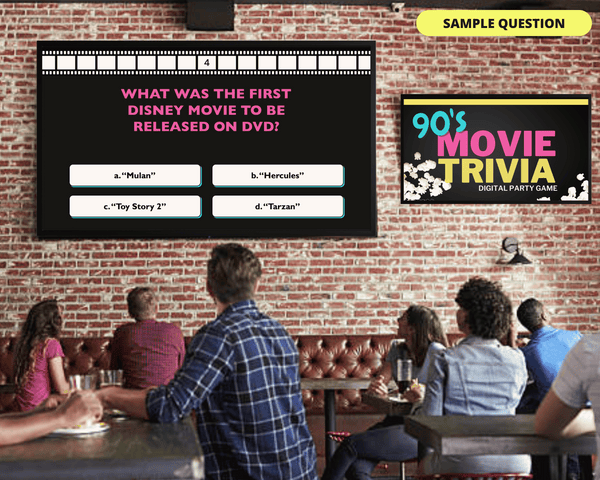 90'S MOVIE TRIVIA DIGITAL GAME